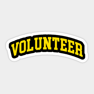 Volunteer Sticker